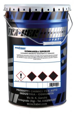 Fraber Gommanera Superlux 5L - Czernidło do opon w płynie